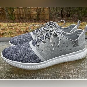 Under Armour Men’s Size 10 Charged 24/7 Gray Athletic Casual Lace Up Low Top